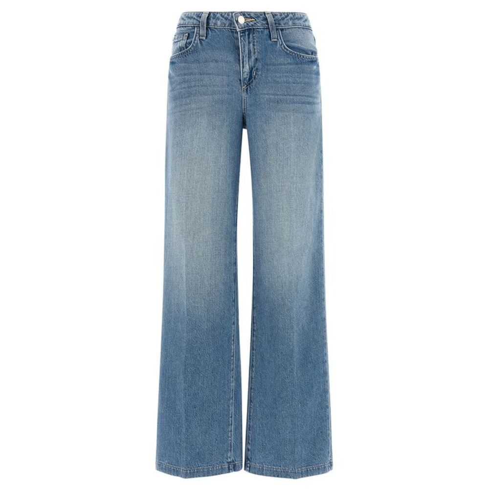 L'Agence Blue Cotton Jeans Women's Denim